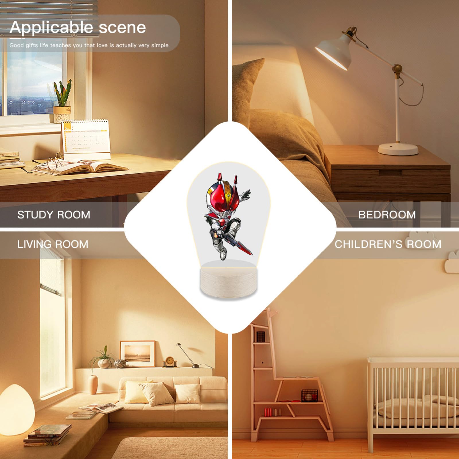 Amazon.co.jp : ナイトライト 仮面ライダー電王 LEDライト テーブル